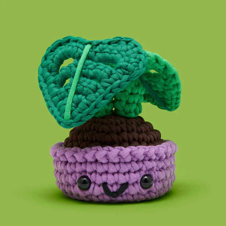 Woobles Ophelia The Monstera Plant Crochet Kit