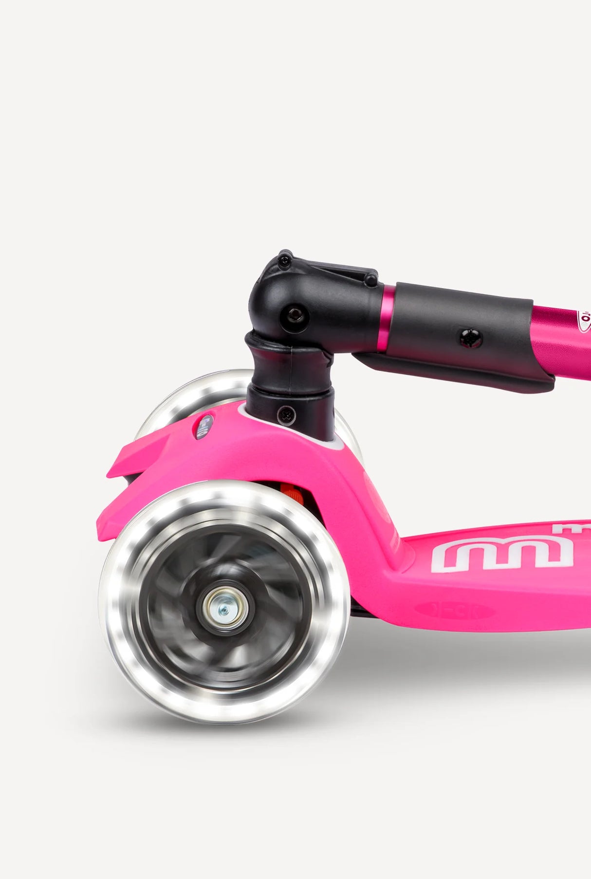 Maxi Deluxe LED Foldable Shocking Pink Scooter