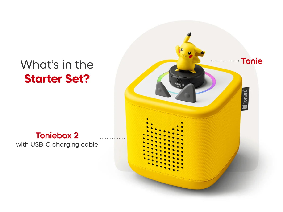 Pikachu Pokemon Toniebox 2 Starter Tonies