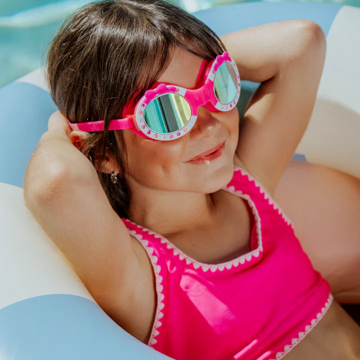 Ribbon Glam Swim Goggles