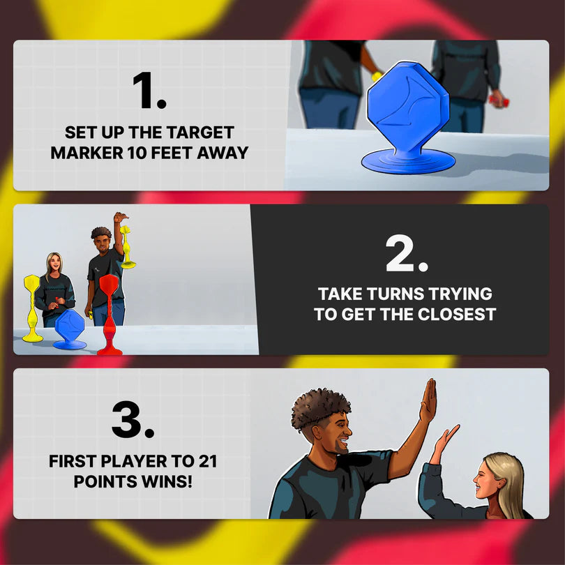 Red & Yellow Rookie Popdarts