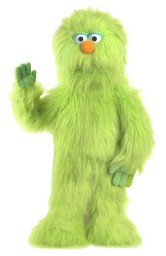 Silly Puppets Green Monster 30"