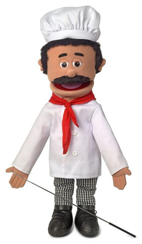 Silly Puppets Chef Luigi 25"