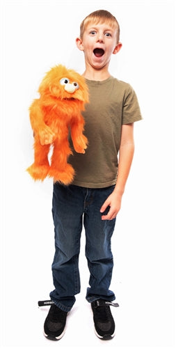Silly Puppets Orange Monster 14"