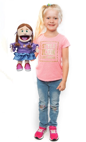Silly Puppets Amy Peach Puppet 14"