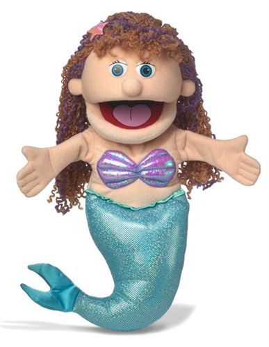 Silly Puppets Mermaid 14"