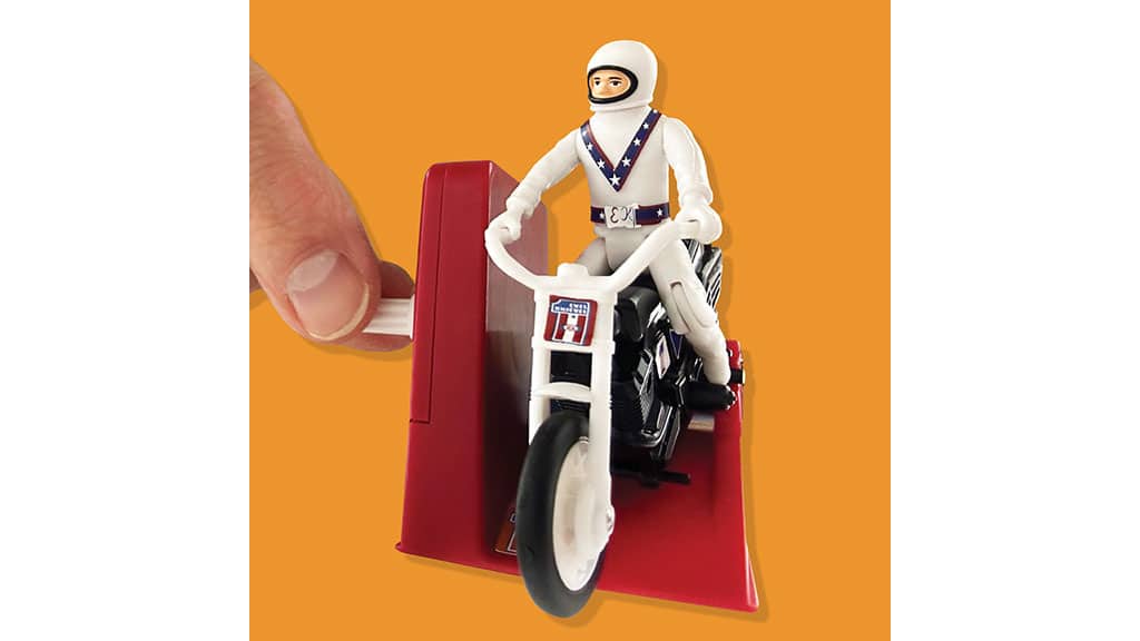 World's Smallest Evel Knievel Stunt Cycle