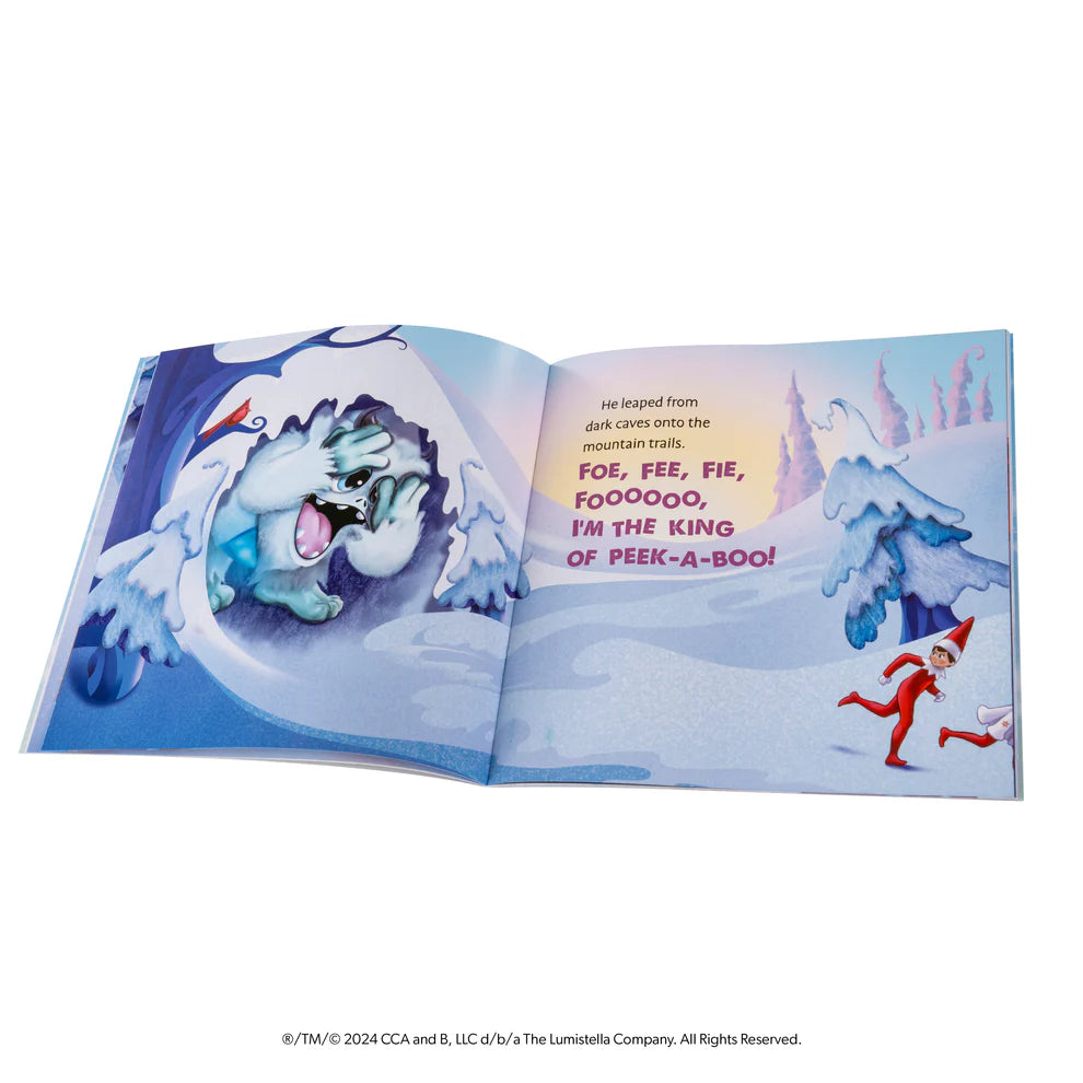 Elf on the Shelf Santaverse Little Grunt Plush Yeti & Book