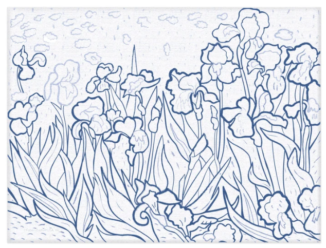 Paint by Number Museum Series - Irises