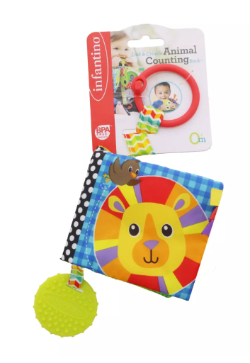 Animal Counting Link and Crinkle Book