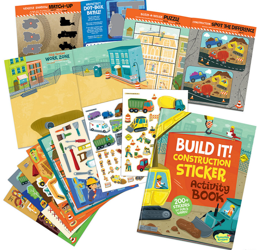 Build It Construction Sticker Book