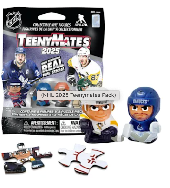 NHL Teeny Mates 2025 (sold individually)