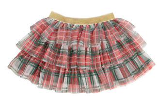 Christmas Plaid Tutu 1-2Y