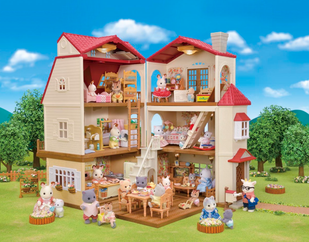 Calico Critters Red Roof Country Home Gift Set