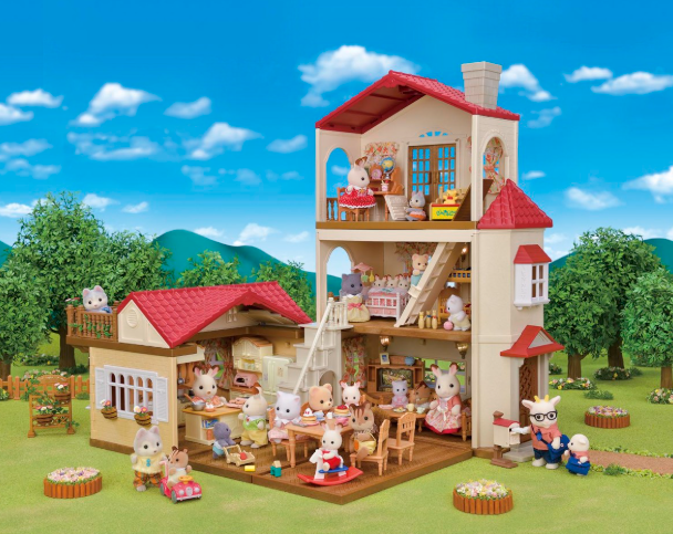 Calico Critters Red Roof Country Home Gift Set