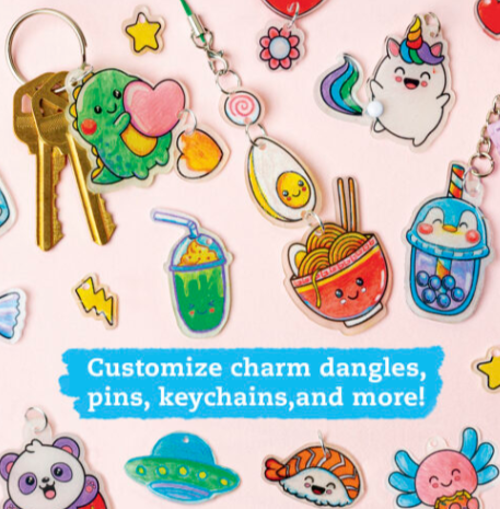 Kawaii Color And Shrink Charms
