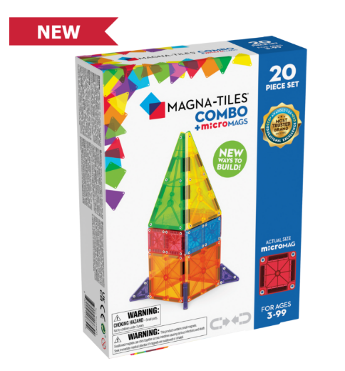 Magna-Tiles® Combo And Micro Mags 20 piece set