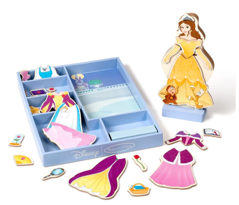 Belle Wooden Magnetic Dress Up