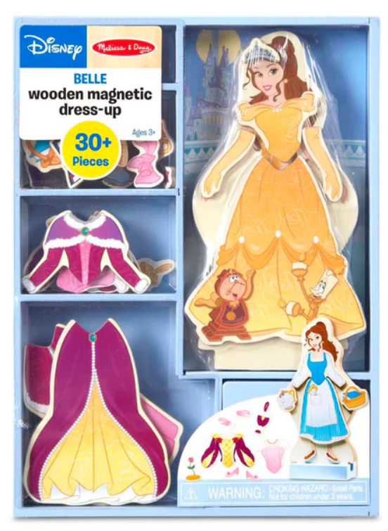 Belle Wooden Magnetic Dress Up