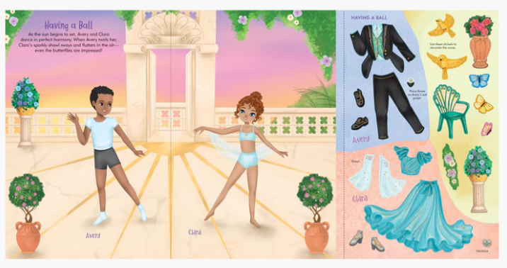 Sticker Doll Dress Up Dancers