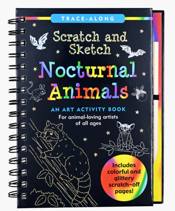 Scratch & Sketch Nocturnal Animals