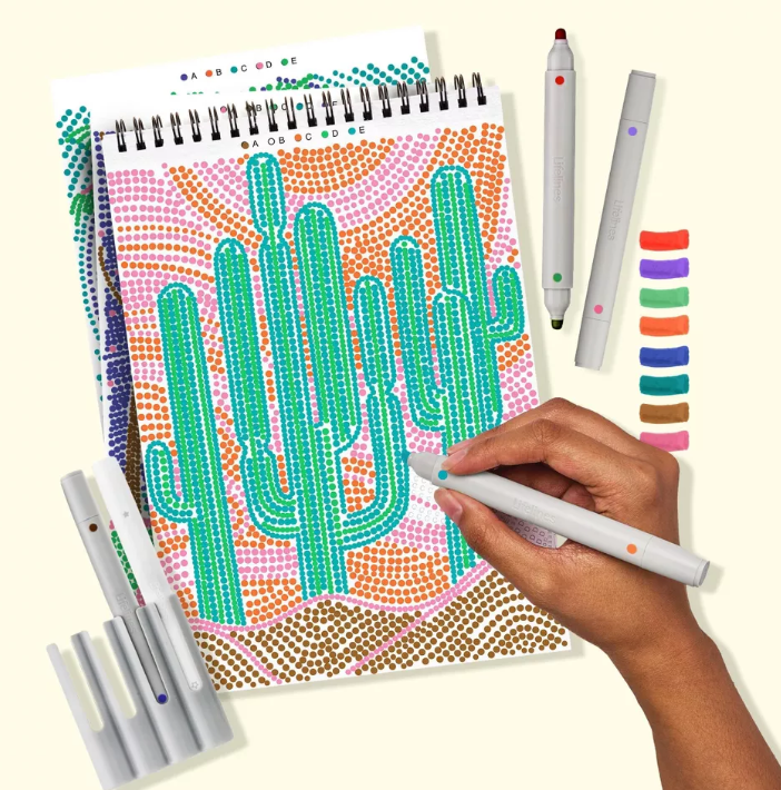 FlowArt Landscapes Dot By Letter