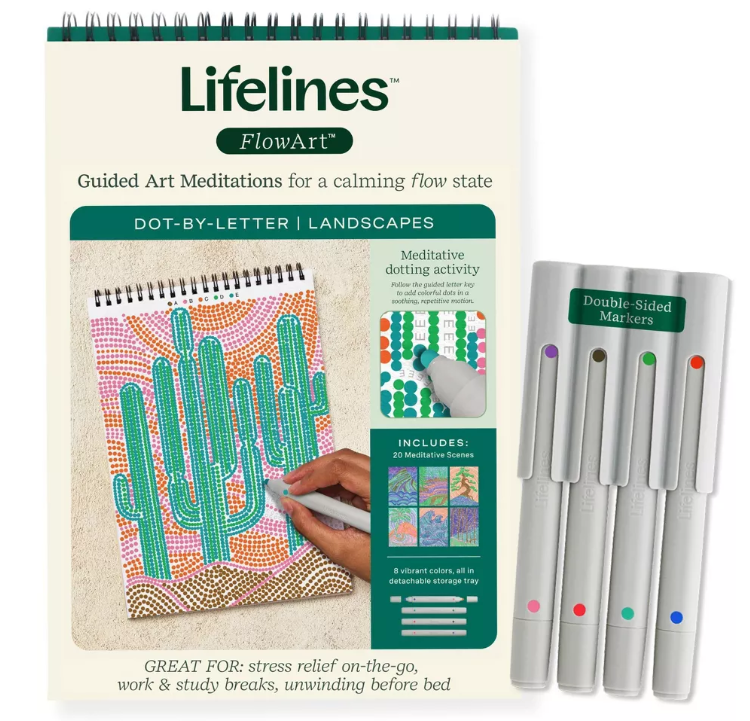 FlowArt Landscapes Dot By Letter