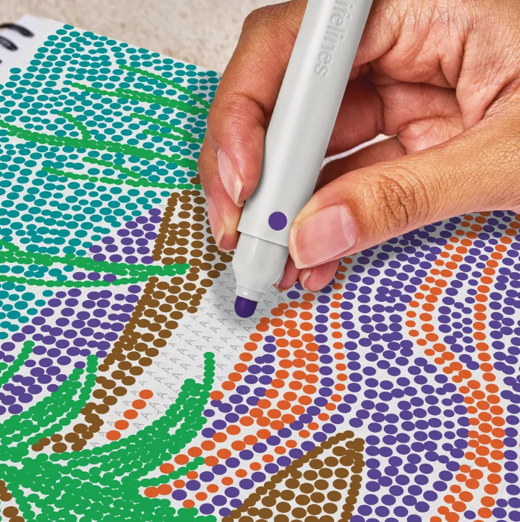 FlowArt Landscapes Dot By Letter