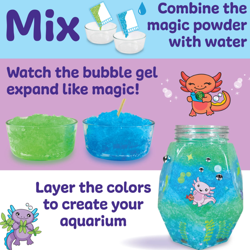 Glowing Axolotl Aquarium