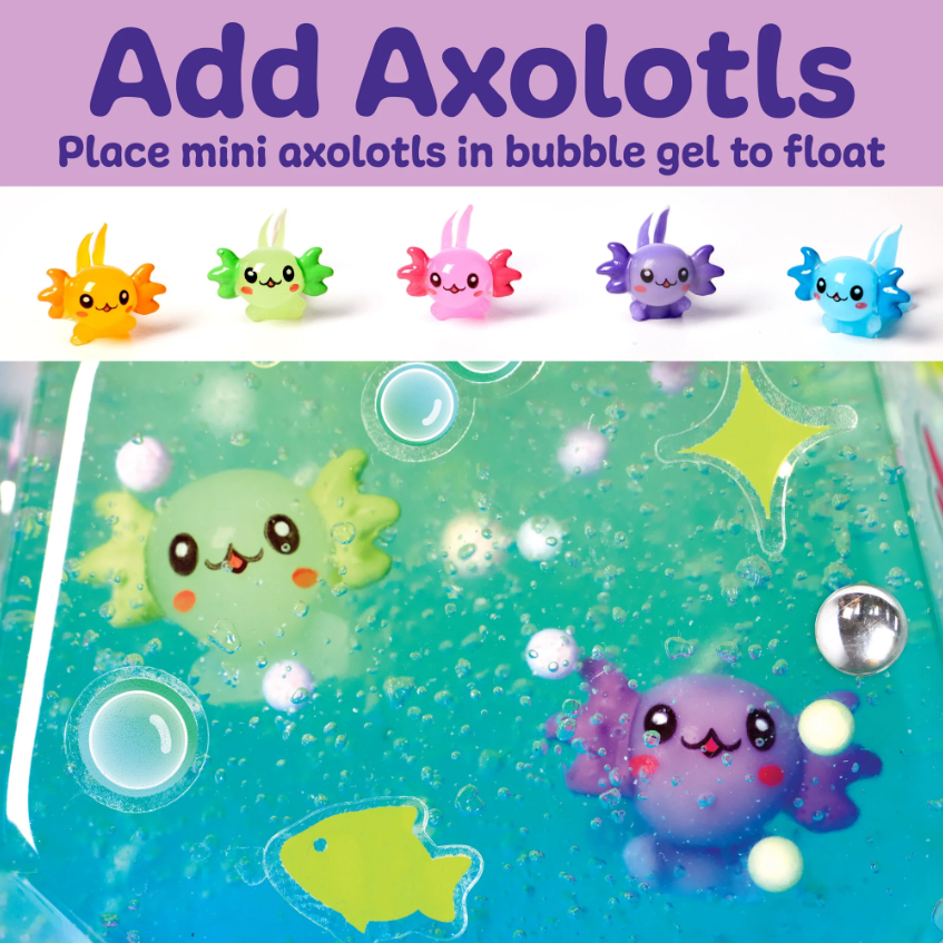 Glowing Axolotl Aquarium