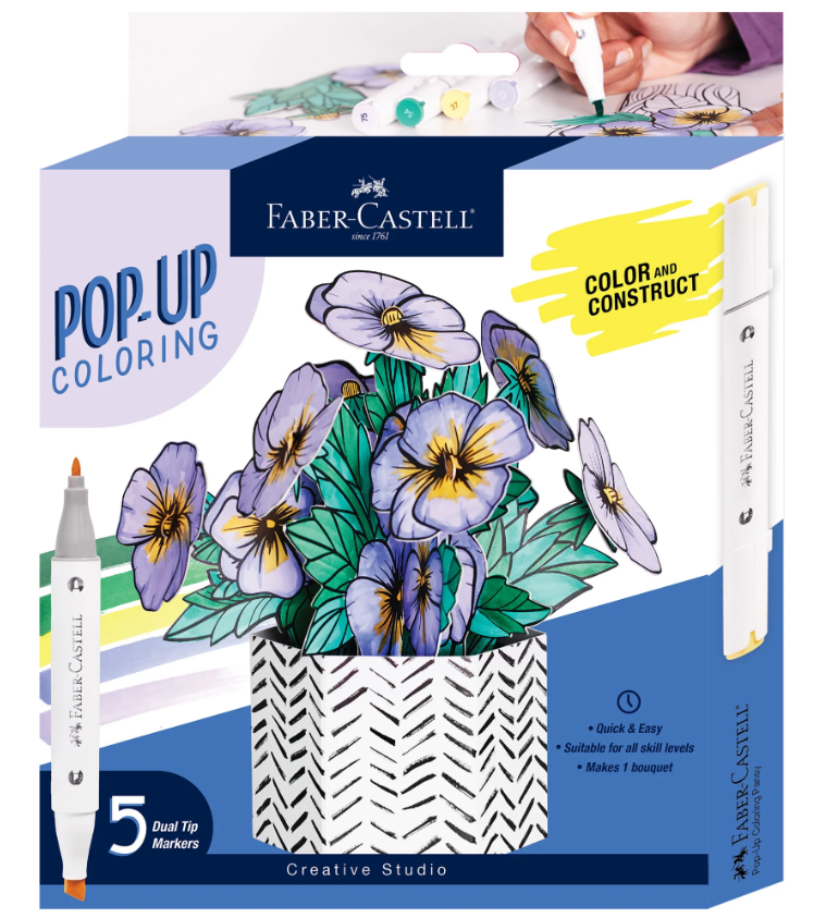 Pansy Pop Up Coloring