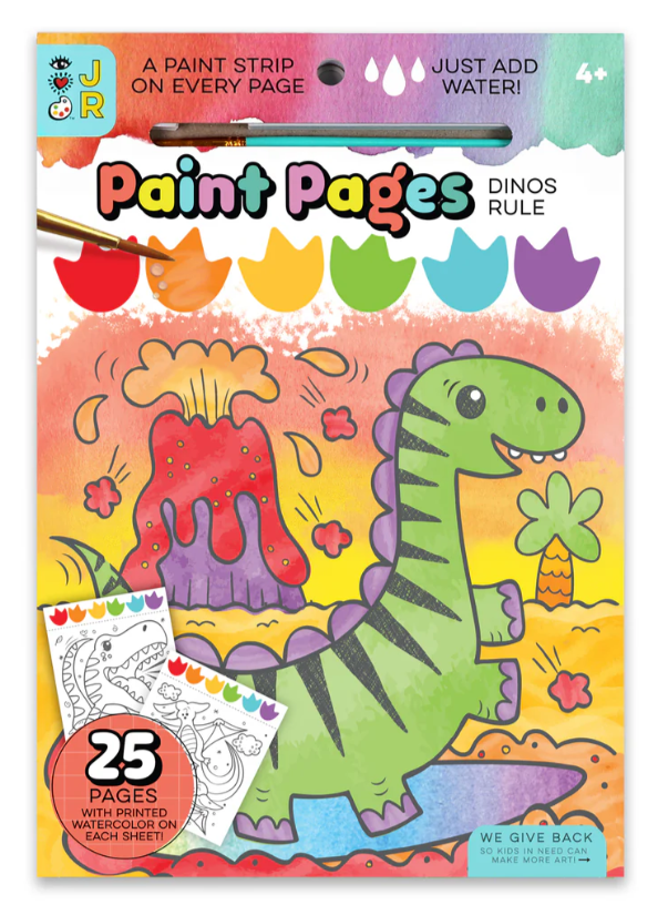 Dinos Rule Paint Pages