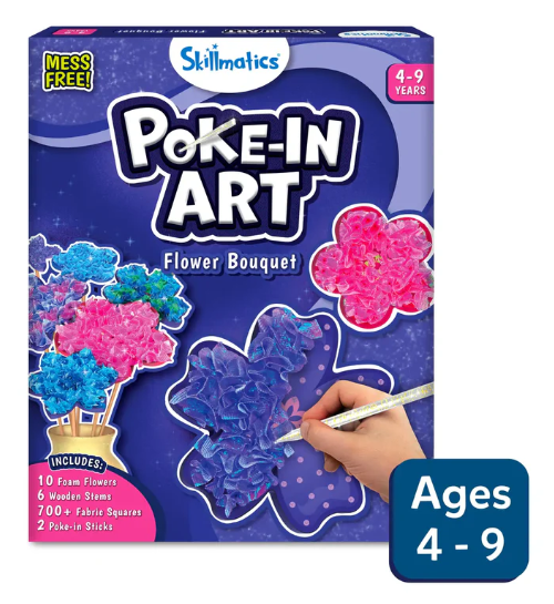Poke-In-Art Flower Bouquet
