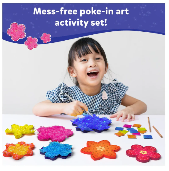 Poke-In-Art Flower Bouquet