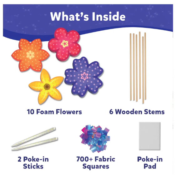 Poke-In-Art Flower Bouquet
