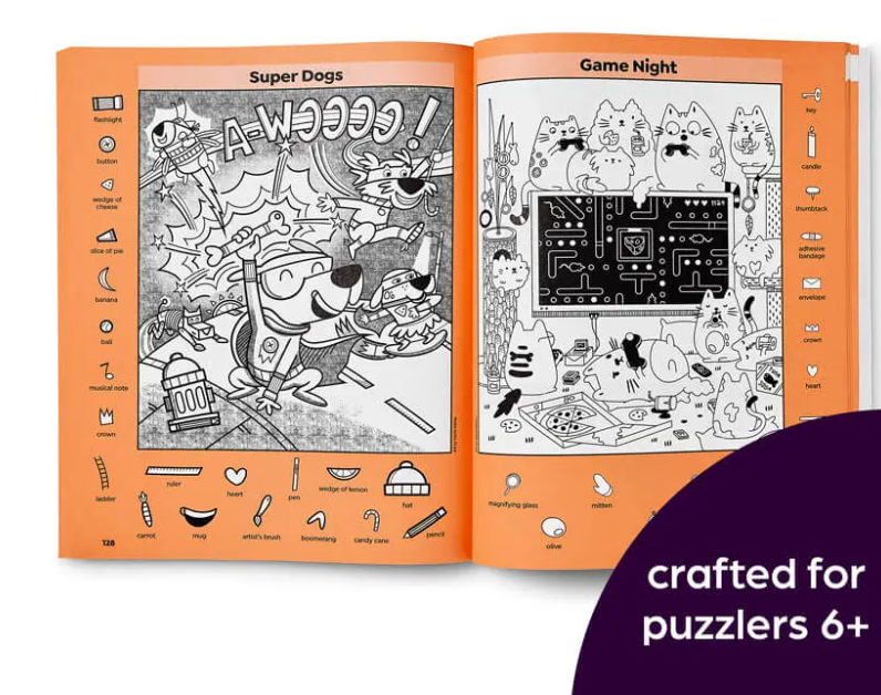 Highlights Hidden Pictures Cute Cat Dog Puzzles