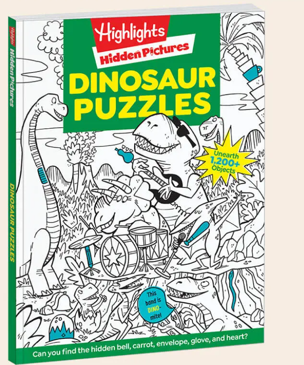 Highlights Hidden Pictures Dinosaur Puzzles