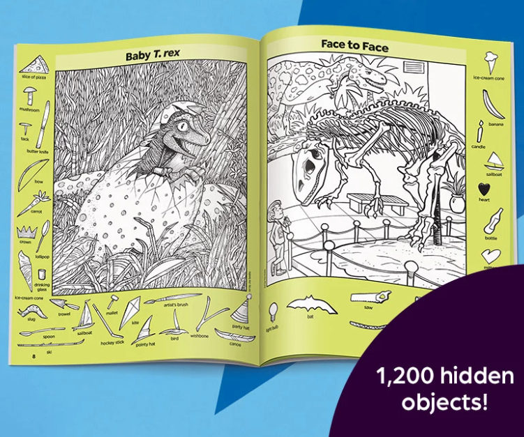 Highlights Hidden Pictures Dinosaur Puzzles