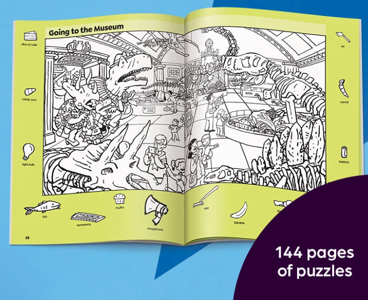 Highlights Hidden Pictures Dinosaur Puzzles