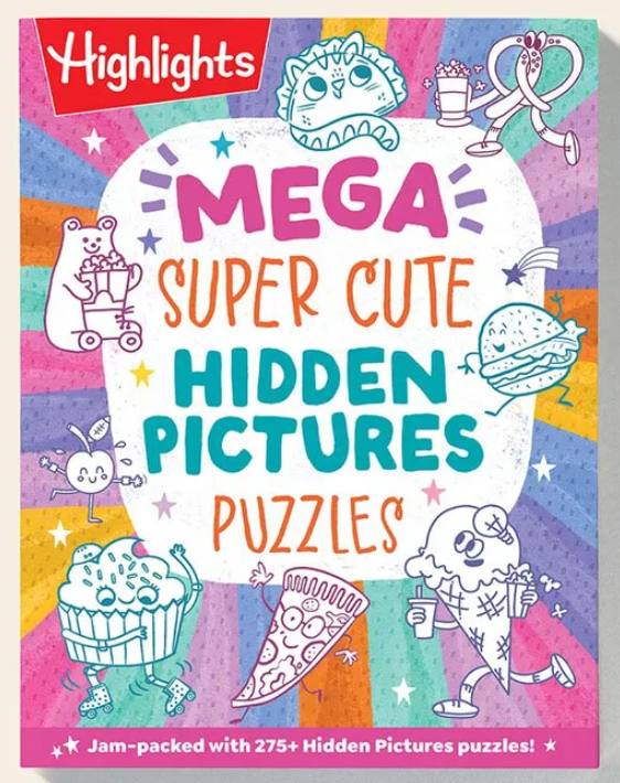 Mega Super Cute Highlights Hidden Pictures Puzzles