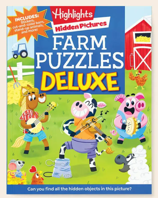 Highlights Hidden Pictures Farm Puzzles Deluxe