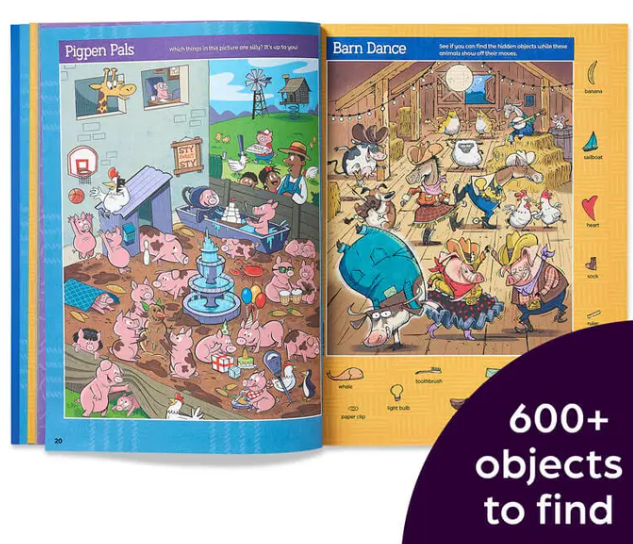 Highlights Hidden Pictures Farm Puzzles Deluxe