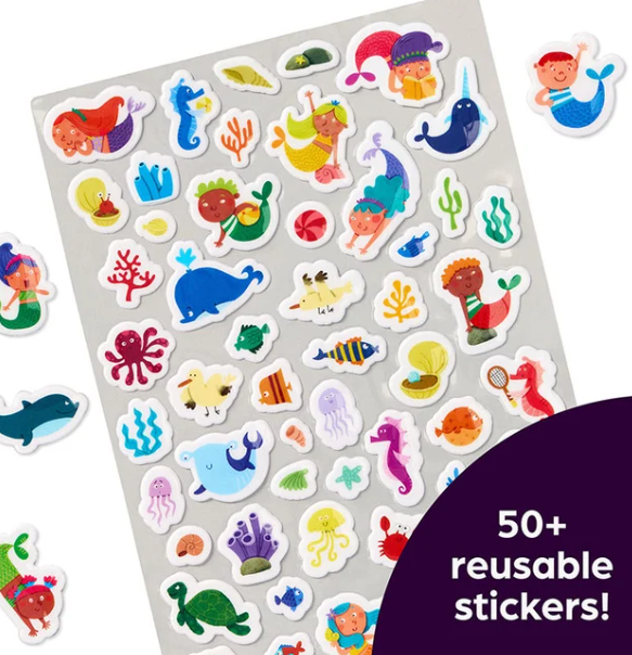 Highlights Hidden Pictures Mermaid Puffy Sticker