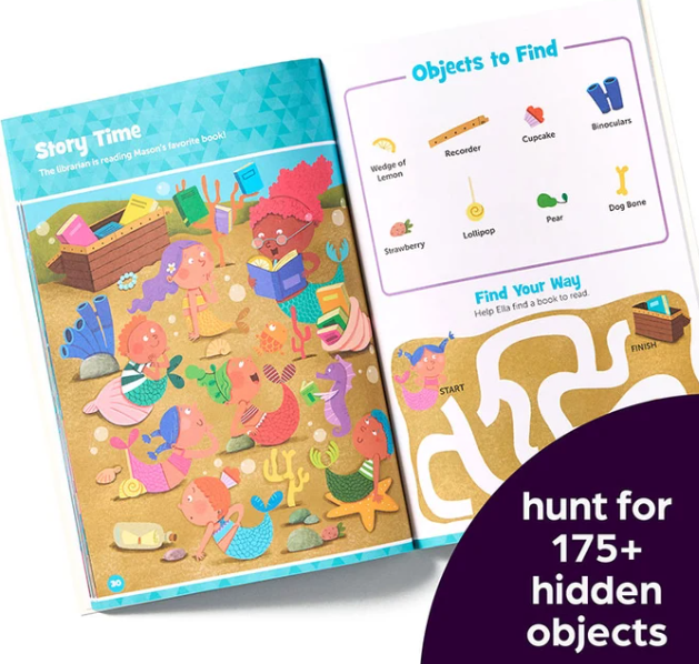 Highlights Hidden Pictures Mermaid Puffy Sticker