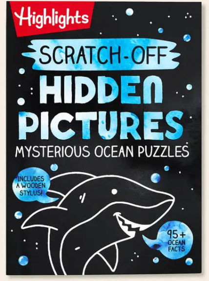 Scratch Off Hidden Pictures Mysterious Ocean Puzzles