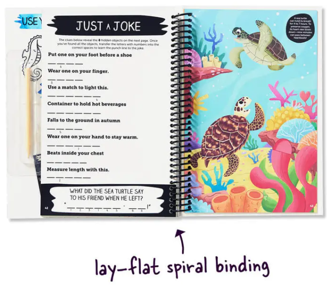 Scratch Off Hidden Pictures Mysterious Ocean Puzzles
