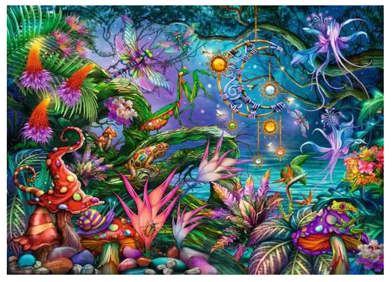 1000 pc Rainbow Reverie Puzzle