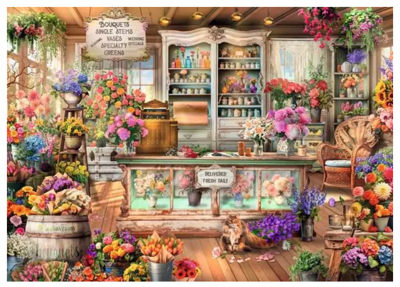 1000 pc All Seasons Flower Shop Puzzle