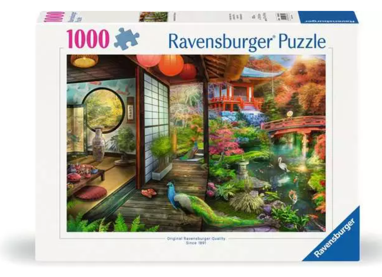 1000 pc Japanese Garden Teahouse Puzzle