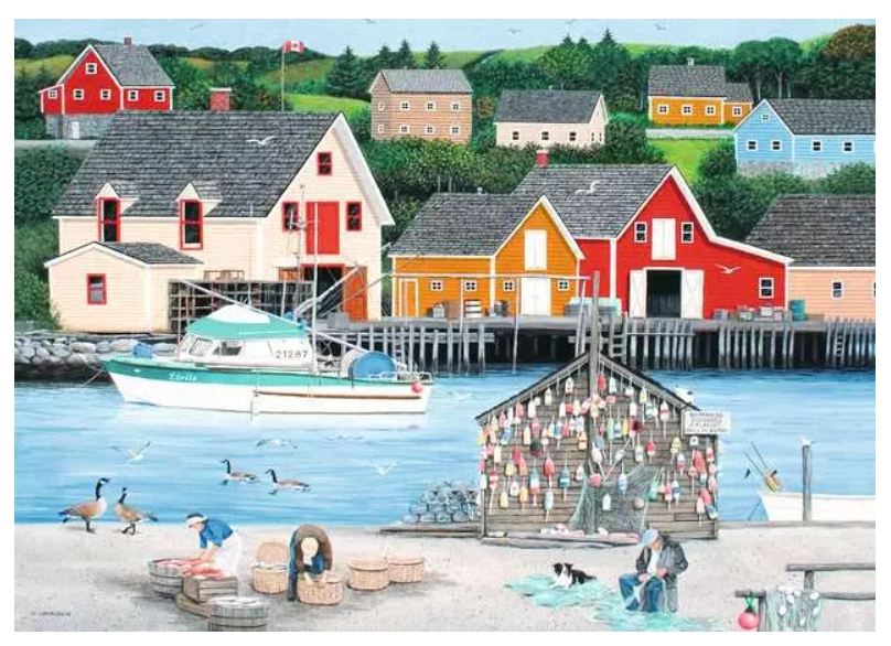 1000 pc Fishermans Cove Puzzle